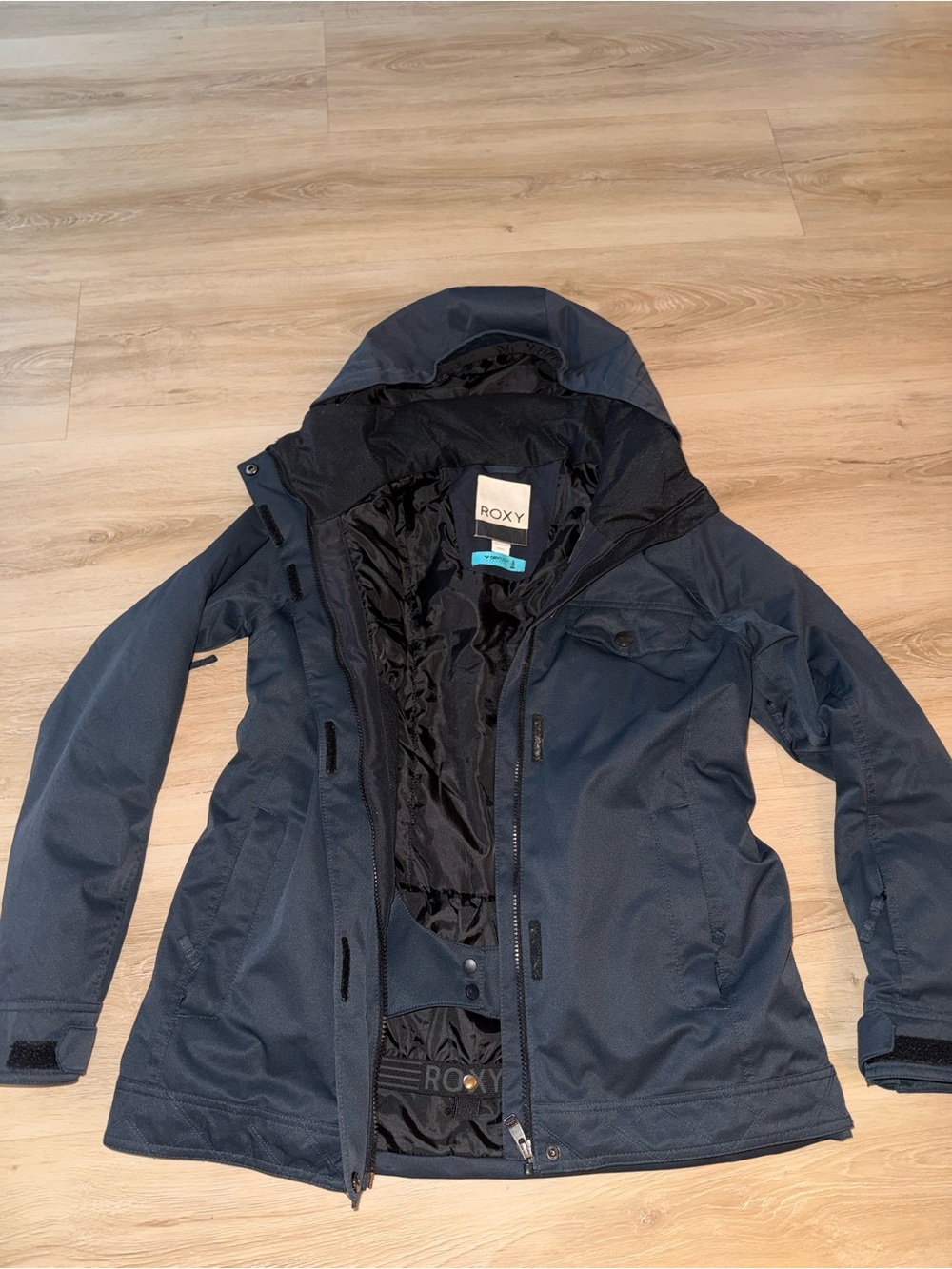 Roxy Women's Navy Hooded Jacket